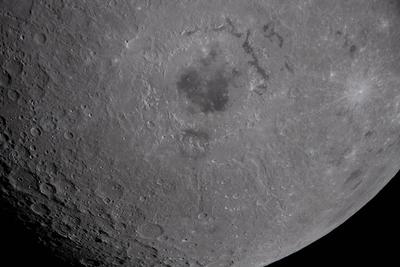 Moon near side, Mare Nubium closeup